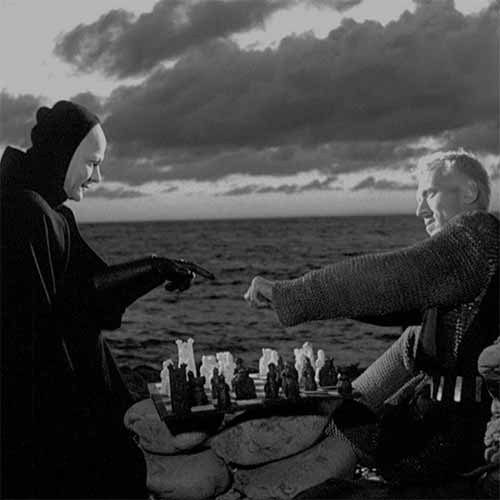 Yedinci Mühür (The Seventh Seal) Antonius Block, Ölüm'le satranç oynuyor