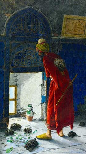 Osman Hamdi Bey, Kaplumbağa Terbiyecisi ikinci versiyon