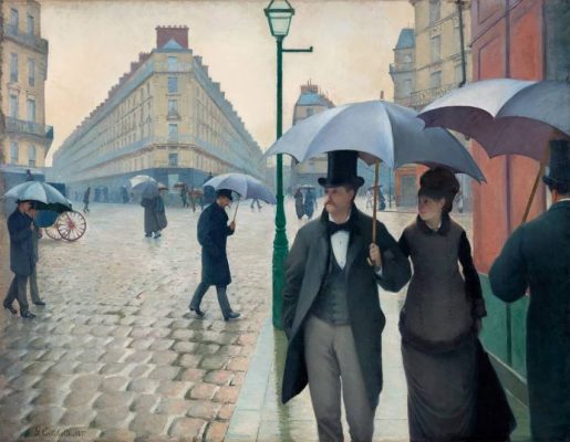 Gustave Caillebotte Paris Sokağı Tablosu